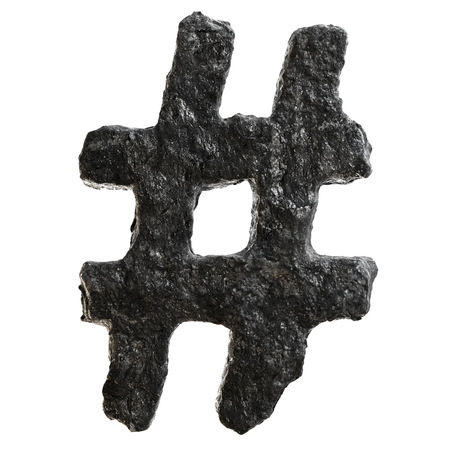 Coal fontの写真素材