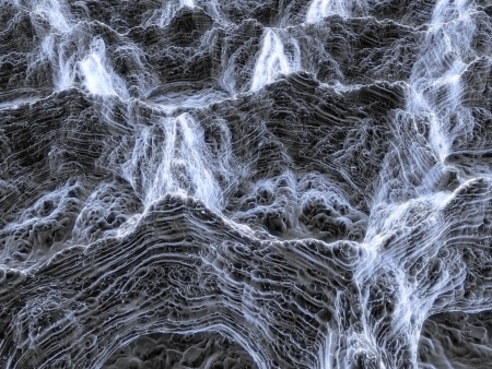 3d render of nano structureの写真素材