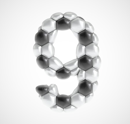 Soccer alphabet  のイラスト素材