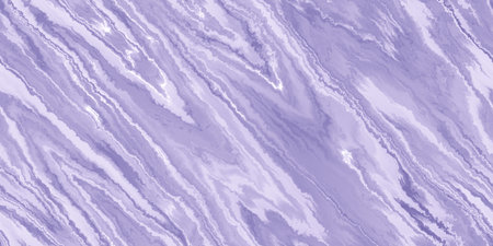 Seamless abstract wavy marbled molten liquid background texture in Digital Lavender color of the year for 2023. Modern trendy tileable violet purple backdrop pattern with copyspace 3D renderingの写真素材