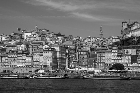 Porto in black and whiteの写真素材
