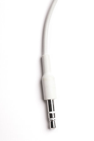 headphone jack isolated on white background