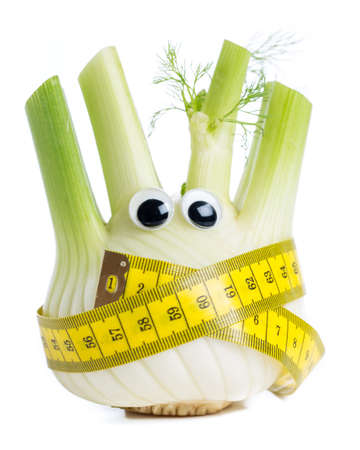 Successful weight loss with vegetablesの写真素材