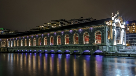 Building of Kraftwerkeの写真素材