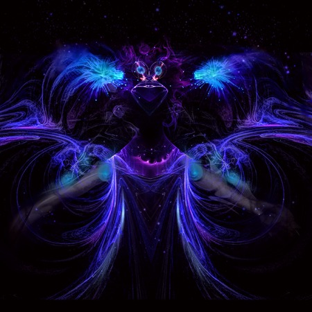 Fluorescent creatureのイラスト素材
