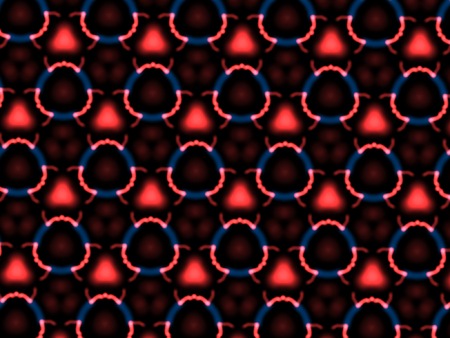 Red-blue triangle patternのイラスト素材