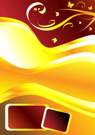 Abstract luxury background with wave. Clip-artのイラスト素材