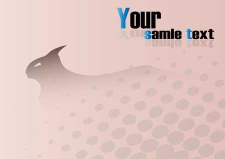 Abstract cat. Clip-artのイラスト素材