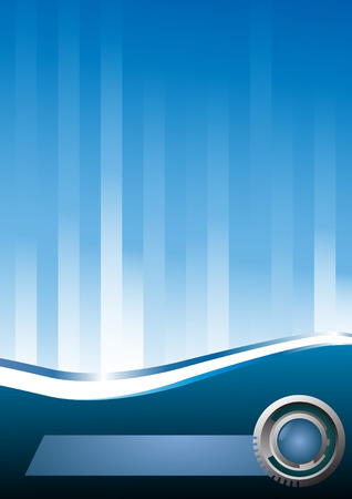 Abstract Hi-tech blue background. Clip-artのイラスト素材