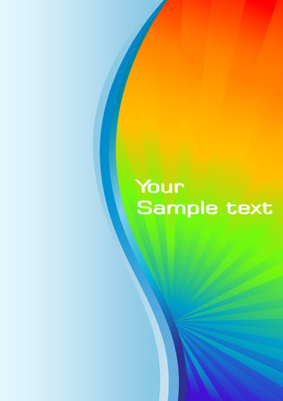 Abstract rainbow Background. Clip-artのイラスト素材