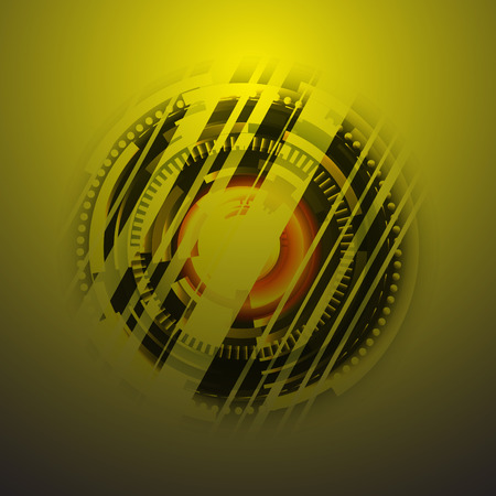 Abstract hi-tech background. Clip-artのイラスト素材
