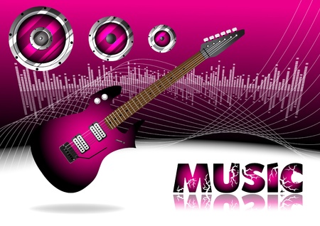 Abstract music background. Clip-artのイラスト素材