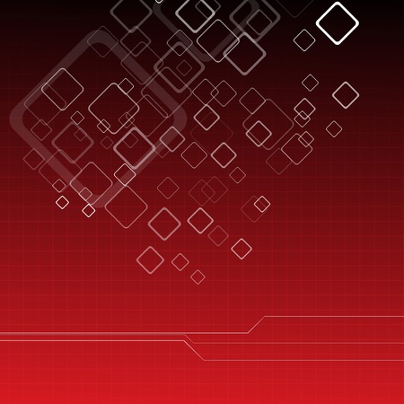 Hi-tech red background. Clip-artのイラスト素材