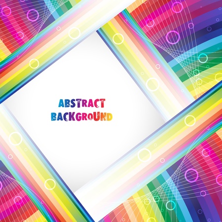 Abstract rainbow background. Clip-artのイラスト素材