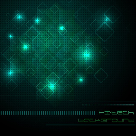 Hi-tech green background. Clip-artのイラスト素材
