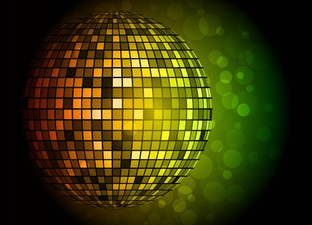 Disco ball. Vector illustration. Clip-artのイラスト素材