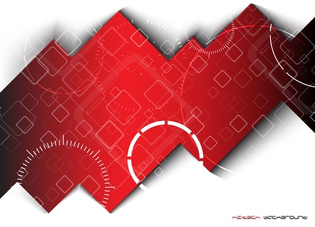 Abstract hi-tech background  Clip-artのイラスト素材