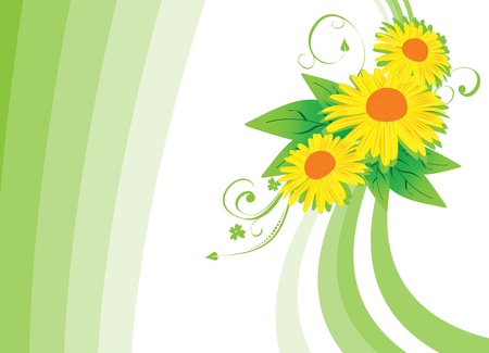 Abstract floral background  
のイラスト素材