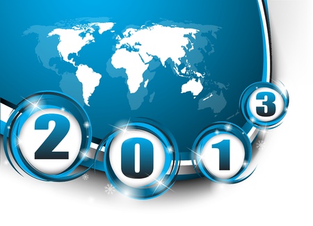 Creative New Year 2013  Clip-artのイラスト素材