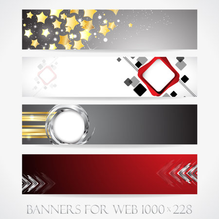 Banners for web. (Vector collection10). Clip-artのイラスト素材