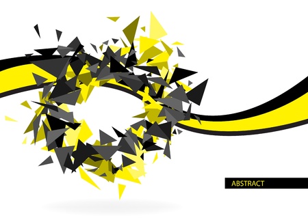 Abstract hi-tech background  Clip-artのイラスト素材