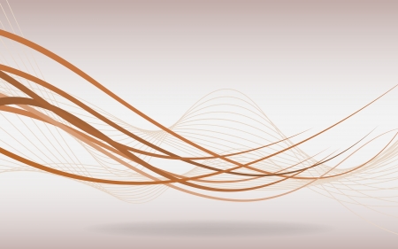 Waves and Lines Background  Vector Illustration  Clip-artのイラスト素材