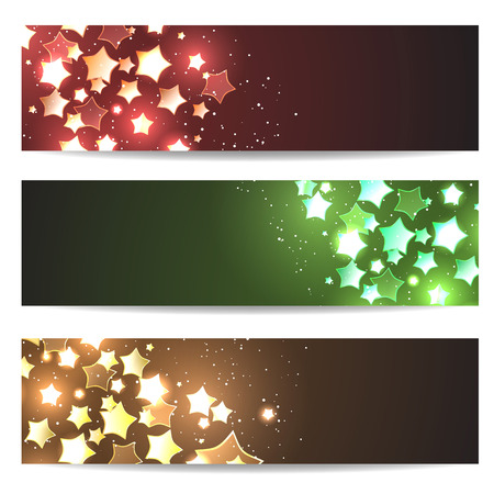 Magic header footer flyer collection. Clip-artのイラスト素材