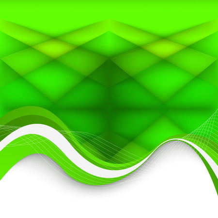 Abstract green background. Vector Illustration. Clip-artのイラスト素材
