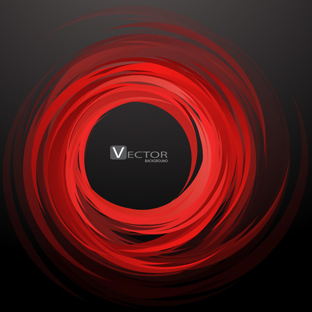 Abstract swirl red background. Vector Illustration. Clip-artのイラスト素材
