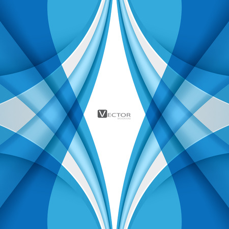 Abstract blue background. Vector. Clip-artのイラスト素材