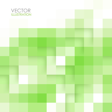 Abstract square green background. Vector Illustrationのイラスト素材