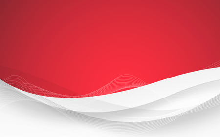Abstract red background with waveのイラスト素材