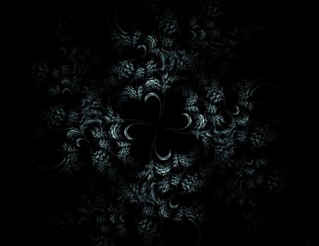 Flowery fractal abstractの写真素材