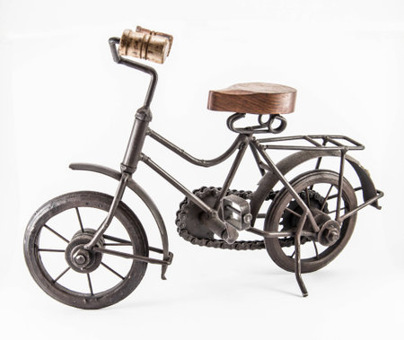 bike Toys on white backgroundの写真素材