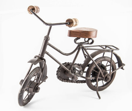 bike Toys on white backgroundの写真素材