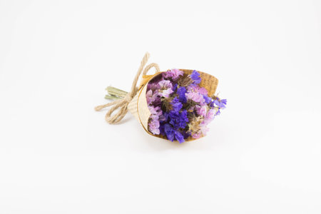 A small bouquet of dried flowersの写真素材