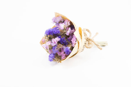 A small bouquet of dried flowersの写真素材