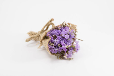 A small bouquet of dried flowersの写真素材
