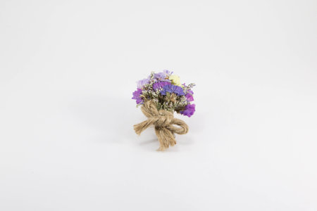 A small bouquet of dried flowersの写真素材