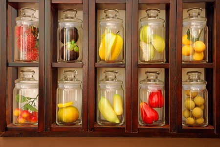 various friut in the bottlesのeditorial素材