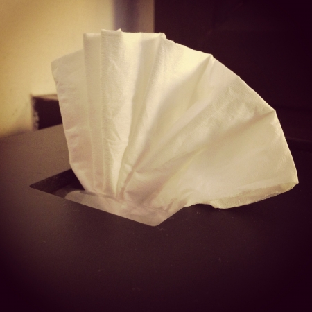 tissue box retro styleの写真素材