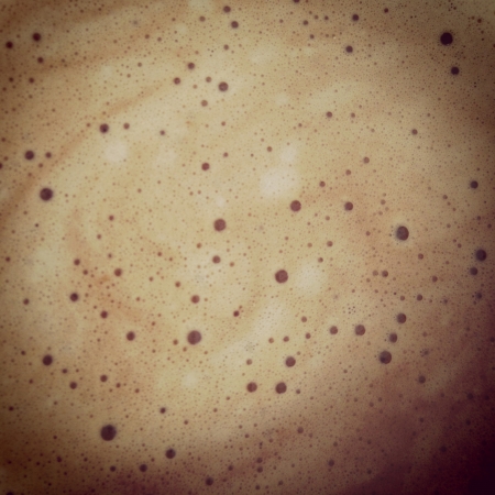 Coffee bubble background abstractの写真素材