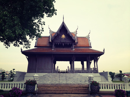 ancient building in Thailandの写真素材
