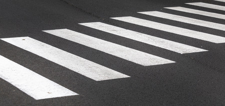 road marking pedestrian crossing close-upの写真素材
