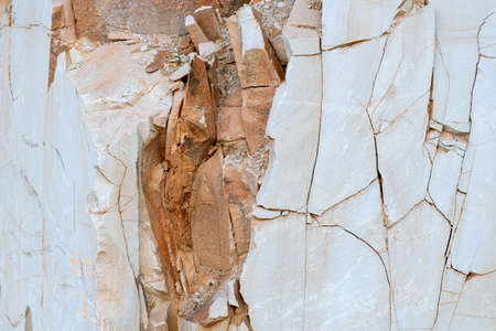 Cracked sandstone texture in the canyon, for backgroundの写真素材