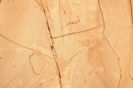 Abstract texture of smooth yellow stone, sandstone for background