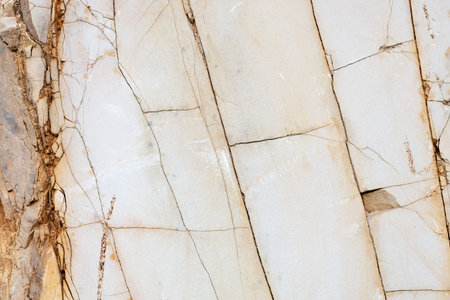 Cracked sandstone texture in the canyon, for background