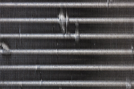 Radiator cooling, passive cooling of electrical components, close-upの写真素材