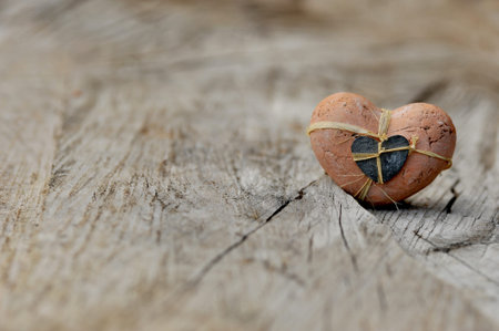 Valentines Day background with heart.の写真素材