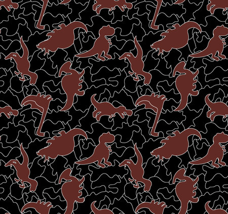 seamless abstract pattern. Textile pattern, animal skin print pattern for textile design and fabrics.の写真素材